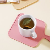 예쁜 북유럽 실리콘 냄비받침 냄비받침대 주전자받침 그릇 컵 받침대, (핑크), 1개