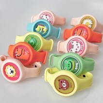 유아 어린이 LED 모기퇴치 팔찌 모기기피제 색상랜덤발송
