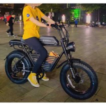 전기 팻바이크 출퇴근용 대리기사 로드자전거 전기자전거 스쿠터 레트로, 상세 페이지 참고, RX 18A/70-80km/7단변속/전후이중흡수