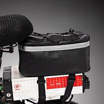 자전거 가방 뒷좌석 방수 접이식 보관함 산악 팩, YA340 테일백 + 매직벨트 + 레인커버, 8L