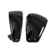 배터리 페어링 커버 오토바이 배터리 페어링 커버 왼쪽 오른쪽 모토크로스 가드 할리 소프테일 M8 스트리, 01 Black