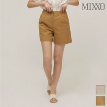 미쏘 미쏘 핀턱 린넨 숏팬츠_MIWTH9536C
