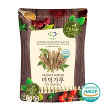 푸른들판 국내산 더덕 가루 분말 100% HACCP 인증, 500g, 1개, -