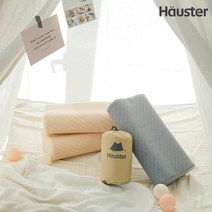 하우스터 국산 메모리폼 캠핑용 여행용 휴대용 출장용 캠핑베개, 베이지