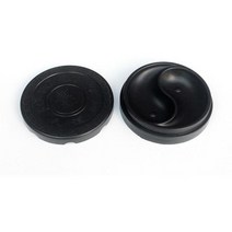 벼루 필방 4인치 Inkslab 태극권 잉크 그라인딩 도구 중국어 Inkstone 전통 서예 회화 스톤 커버 (블랙)