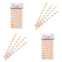 도트 25P 종이스트로우 페이퍼스트로우 음료빨대 스트로우빨대