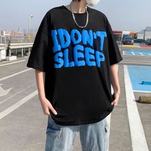 제로스샵 / 발포나염 오버핏 반팔티 남녀공용