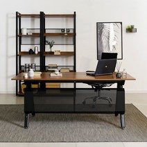 사무용 철재책상 데스크 회의용 테이블 ㄱ자 책상TS-11/12, 11-책상용1800*800, 차콜