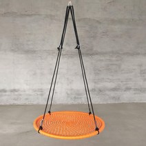 감통그네 감각 발달 훈련 원형 스윙 그네 유치원 놀이터, 오렌지 120cm