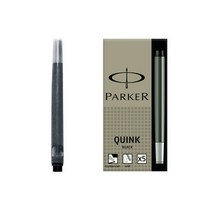 파카 QUINK 병잉크 57ml 만년필 잉크 카트리지 컨버터 나사형 피스톤형, 잉크카트리지블랙