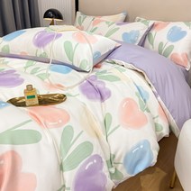 와이어 수면 아이스 얇은타입 150x200x230 싱글 모달이불커버, C23-자 친 -튤립