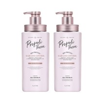 프로폴리테라 헤어로스컨트롤 힘없는 모발용 볼륨샴푸 500ml × 2개, 단품