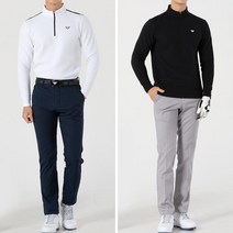 겨울 골프 연습 복장 반목 집업 티 셔츠 기능성 옷 남자 골프웨어