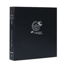 [이콘앨범] 바인더 6가지 컬러 백지포켓 흑지접착 백지접착 사진 포토, 03.솔리드-블랙, a.백지접착50매