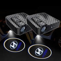 2세대 레이져 센서형 도어로고라이트 도어빔 자동차 익스테리어 무드등, 1세트(본체2개)_748 제네시스