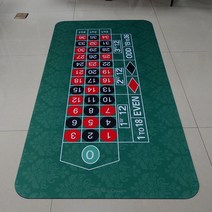휴대용 러시안룰렛 테이블 데스크 매트 포커 텍사스, 단일 O 유럽 스타일 1.2x0.6m