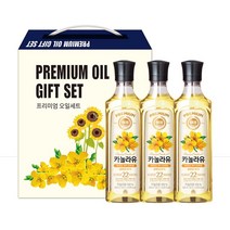 해표 카놀라유 500ml 3병(10세트입-1박스) 오일선물세트 식용유세트, 10세트