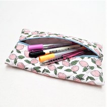 필통만들기 KIT 천필통 퀼트 손바느질 가정 CA수업 방과후 교과 교구 DIY 실바늘 포함 패키지, 02. 레몬핑크, 1입
