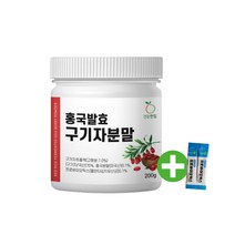 홍국 발효 구기자 분말 유산균 가루 홍국균 홍국쌀 청양 구기자 물 150g