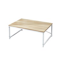 DIY 가구 튼튼한 X형 스틸 프레임 좌식 테이블(900*600*350) 식탁 책상, 900x600 (YYW1204-5-WH)