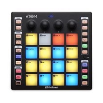 프리소너스 ATOM Production & Performance Midi Pad Controller with Studio One Artist 및 Ableton Live Lite 녹, ATOM_Controller