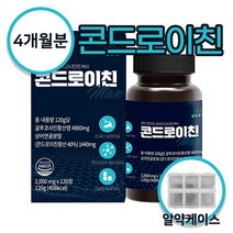 콘드로이친 글루코사민정 1000mg 120정 4개월분 관절엔 콘드로이친 상어연골 효능 효과 콘드로이친 콘드로이틴 글루코사민 보스웰리아 어골칼슘, 웰빙곳간 콘드로이친 글루코사민 1통