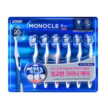 2080 모노클 프리미엄 칫솔 세트 2868262614246 3, 6개입 x 1세트2484825 3