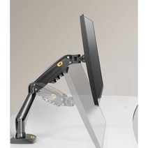 TMG 싱글 모니터암 스탠드 거치대 받침대, 신제품 G45 메탈 그레이 커브