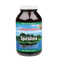Green Nutritionals Hawaiian Pacifica Spirulina 그린 뉴트리셔널 하와이안 퍼시피카 스피루리나 500mg 500정