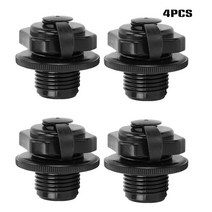 공기주입카약 고무보트 미니 급류카약 투어링 카약 나선형 노즐 에어 매트리스 용 범용, 4팩