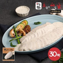 [오빠닭] 소스 슬라이스 닭가슴살 화이트머쉬룸 120g 30팩