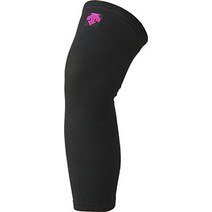 DESCENTE 배구 무릎 지원 Nie 서포터 (패드 제외) DVB-8703 블랙 화이트 (BLK) F, 블랙  진홍색(BMZ)