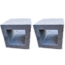 [인테리어고벽돌] [ 인테리어 전용 ] 디자인블럭 벽돌, [ 2장 ] 사각블럭