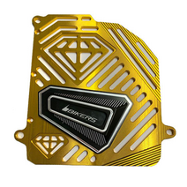 Bikerss 야마하 NMAX125 라지에이터 휀커버 라디에이터 엔맥스 엔진팬커버 골드