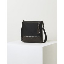 22FW 네이비 가죽배색 나일론 크로스백 HJBA2F071N2