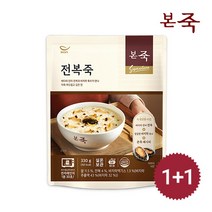 [본죽] 데워먹는 파우치 전복죽 330g 2팩, 단품