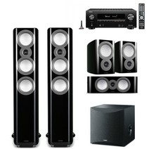 [데논] AVR-X2600H + 미션 ZX-4 5.1채널스피커(ZX1/050), 5채널:블랙 / 서브우퍼:우퍼(블랙)