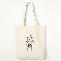 가방팝 옐로우스톤 에코백 FLOWER POT CANVAS BAG 아이보리