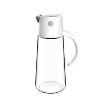 블룸엣홈 자동열림 유리 오일병 화이트, 2개, 550ml.