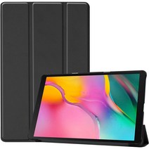 삼성 갤럭시탭A 10.1 2019 스마트 북커버 케이스 SM-T510 T515 T515N, 스마트 케이스-빨강
