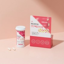 위드바이오 편안해 질 유래 혼합 유산균 30캡슐 치커리뿌리추출물 아연 락토바실러스