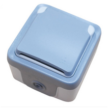 르그랑 플렉소 노출 방수 콘센트 1구 옥외 방우 다용도 심플 흰색 회색 안전, 1EA