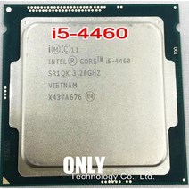 I79700F 무료 인텔 코어 i54460 SR14G SR1QK i5 44603.2GHz/6MB4 코어/소켓 1150/5 GT/s 쿼드 데스크탑 CPU, 한개옵션0
