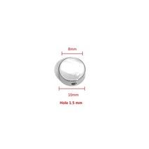 고양이 맞춤 캣타워DIY 튼튼 스크래쳐 5pcs 천연 석재 6mm 8mm 핑크 화이트, 8mm 스틸 c