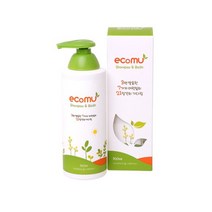 에코뮤 유아용 샴푸 앤 바스, 320ml, 1개