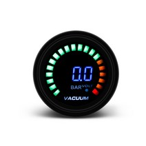 진공 게이지 압력계 측정기 인치 LED 디지털 자동차 바 미터 레이싱 연기 아날로그