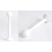 도어훅 백색 분체(NC가공) 스토퍼 방문 문걸이 도어, 단품, 단품