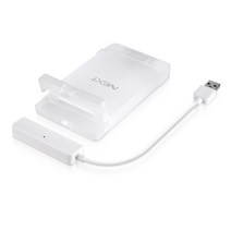 DMUS USB3.0 to SATA 2.5인치 외장하드 하드케이스 HDD SSD 투명 분리형, 2.5인치 하드케이스