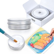 과슈물감 젯소 스파츌라 패브릭 물감 수채 과슈 구아체 불투명수채화 구아슈 수채화 arrtx 화이트 페인트 30ml 독특한 누수 방지 뚜껑 디자인 아티스트와 초보자에게 적합한, 하얀