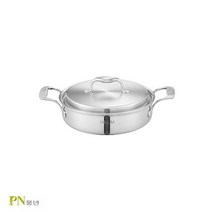 시둥마켓 +[시둥마켓]+_ 냄비 전골요리냄비 업소용전골냄비 스테인리스냄비 조리냄비 주방용품, PN풍년 파비움 5PLY 전골냄비 24cm 전골냄비